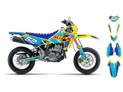 graphics kit suzuki drz restyle 400 99 22 artlex r5 bike