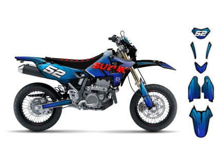 graphics kit suzuki drz restyle 400 99 22 artlex r3 bike