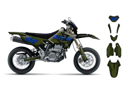 graphics kit suzuki drz restyle 400 99 22 artlex r1 bike