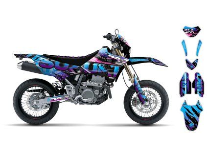 graphics kit suzuki drz restyle 400 99 22 anomaly st bike