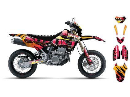 graphics kit suzuki drz restyle 400 99 22 anomaly r3 bike