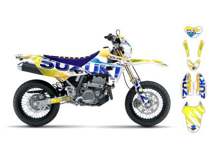 graphics kit suzuki drz restyle 400 99 22 anomaly r1 bike