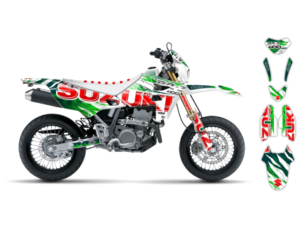 graphics kit suzuki drz restyle 400 99 22 anomaly le bike