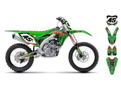 graphics kit kawasaki kx 450f 16 18 step up st bike