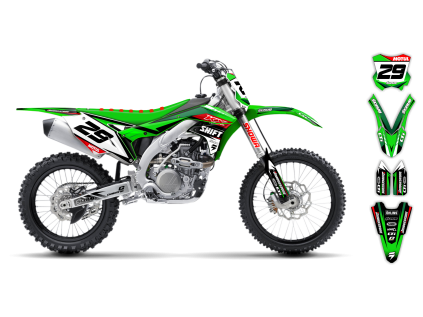 graphics kit kawasaki kx 450f 16 18 ragnar st bike