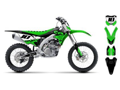 graphics kit kawasaki kx 450f 16 18 crones le bike