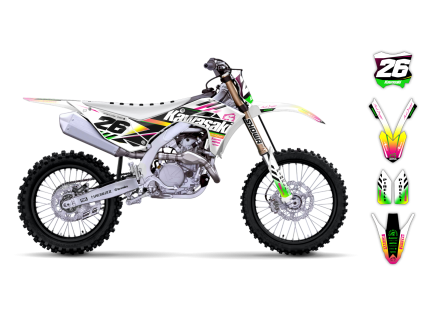 graphics kit kawasaki kx 450f 24 keryaco le bike
