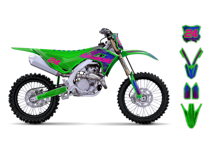 graphics kit kawasaki kx 450f 24 artlex r2 bike