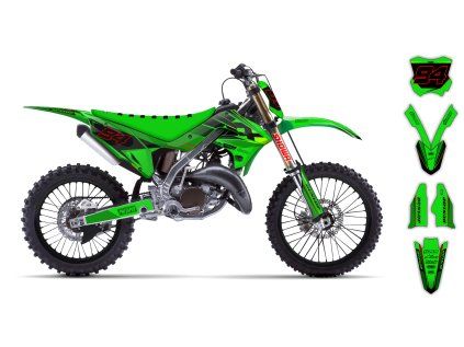 graphics kit kawasaki kx restyle 03 08 se1067 st bike