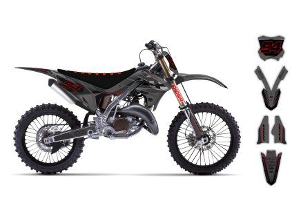 graphics kit kawasaki kx restyle 03 08 se1067 r2 bike
