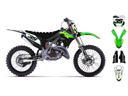 graphics kit kawasaki kx restyle 03 08 se1046 le bike