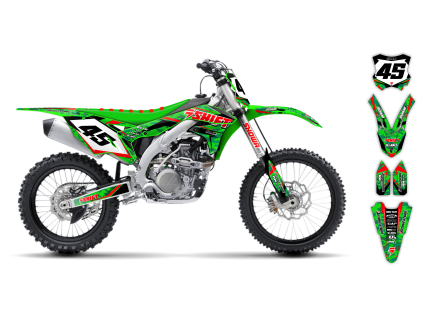 graphics kit kawasaki kx 450f 16 18 step up st bike