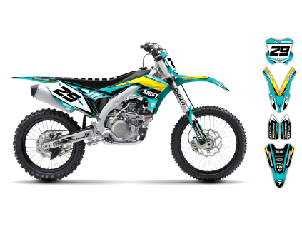 graphics kit kawasaki kx 450f 16 18 ragnar r5 bike