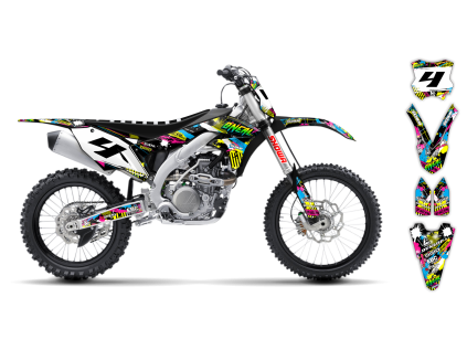 graphics kit kawasaki kx 450f 16 18 h2 st bike
