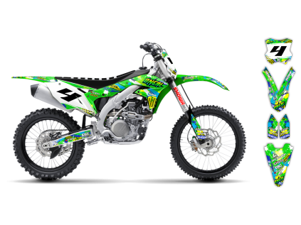 graphics kit kawasaki kx 450f 16 18 h2 r1 bike