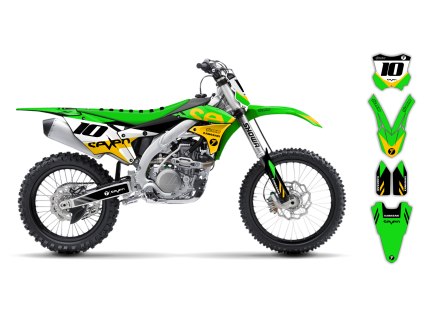 graphics kit kawasaki kx 450f 16 18 crones r3 bike