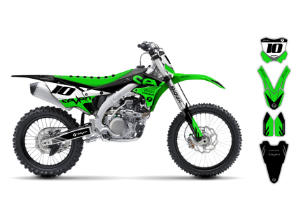 graphics kit kawasaki kx 450f 16 18 crones le bike