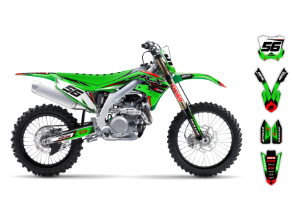 graphics kit kawasaki kx 450f 19 20 se1027 le bike