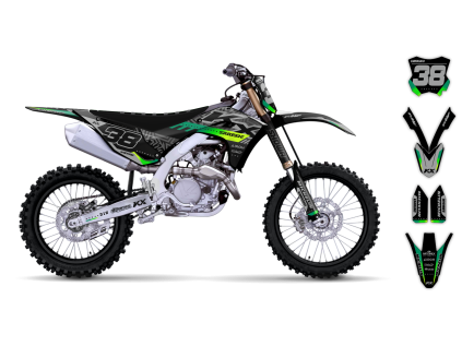 graphics kit kawasaki kx 450f 24 slide r1 bike