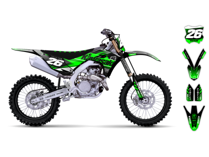 graphics kit kawasaki kx 450f 24 keryaco r2 bike