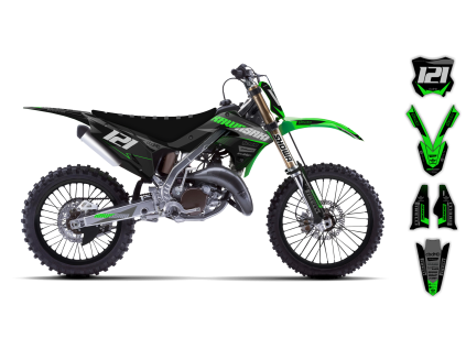graphics kit kawasaki kx restyle 03 08 se1051 st bike