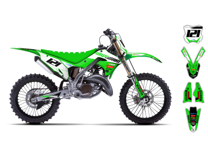 graphics kit kawasaki kx restyle 03 08 se1051 le bike