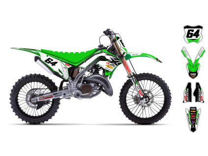 graphics kit kawasaki kx restyle 03 08 se1049 st bike