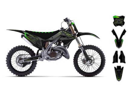 graphics kit kawasaki kx restyle 03 08 se1046 st bike