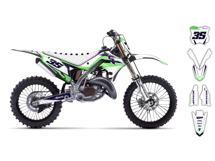 graphics kit kawasaki kx restyle 03 08 se1046 r3 bike