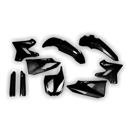 8574 plastics kit yamaha yz r tech restyle 2002 2003 2004 black 3qz8