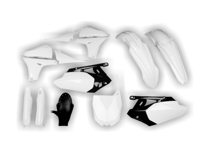 8649 plastics kit yamaha yzf 450 yz450f 2010 2011 2012 2013 white alrm