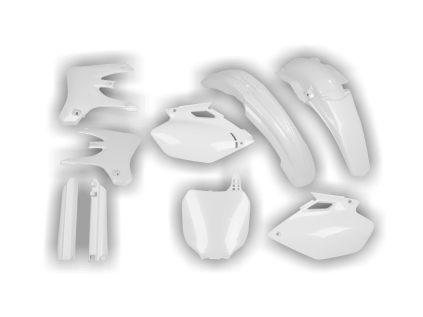 8736 plastics kit yamaha yzf 250 450 2003 2004 white r7dj