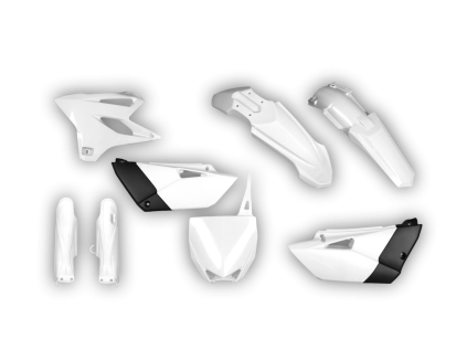 8775 plastics kit yamaha yz 85 2019 2020 2021 white hrk2