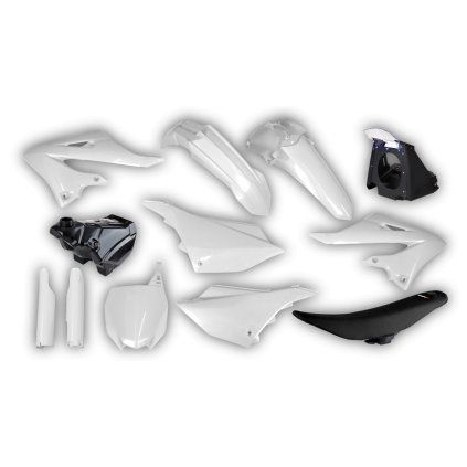 8937 plastics kit yamaha yz 125 250 restyle2 2005 2006 2007 white dljt