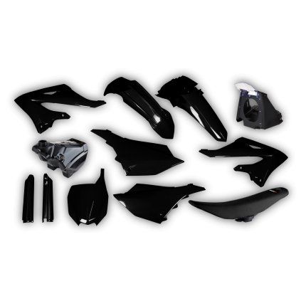 8952 plastics kit yamaha yz 125 250 restyle2 2002 2003 2004 black lnja