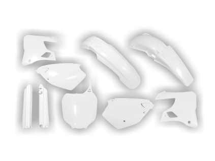 9009 plastics kit yamaha yz 125 250 2000 2001 white full