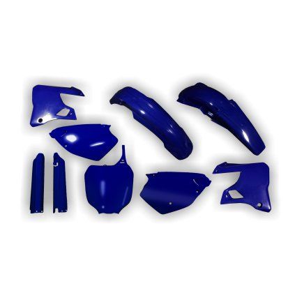 9018 plastics kit yamaha yz 125 250 2000 2001 blue w95c