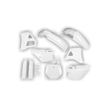 9045 plastics kit yamaha yz 125 1991 white 3be6