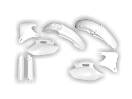 9087 plastics kit yamaha wrf 400 426 2000 2001 2002 white fncs