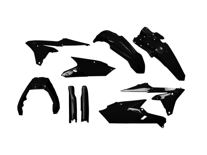 9117 plastics kit yamaha wrf 250 450 2015 2016 2017 2018 2019 black wx36