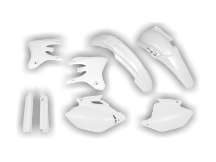 9147 plastics kit yamaha wrf 250 450 2003 2004 white 8x4s