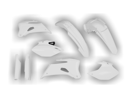 9198 plastics kit yamaha wrf 250 2007 2008 2009 2010 2011 2012 2013 2014 white aznw