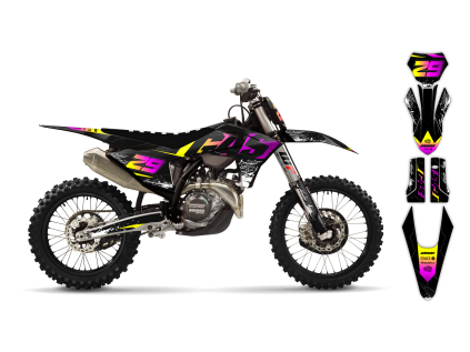 graphics kit gas gas mc 24 corvell r1 bike