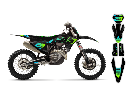 graphics kit gas gas mc 24 corvell le bike