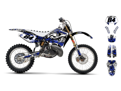 graphics kit husqvarna cr wr sm 98 04 attack st bike