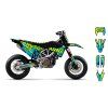 graphics kit husqvarna sm 701 16 20 artlex fluo r1 bike
