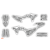 12345 1 graphics kit ktm sx sxf 25 artlex r4 draft