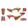 12363 1 graphics kit ktm sx sxf 25 fluo artlex le draft