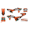 graphics kit ktm sx sxf 25 k11 le draft