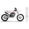 12504 graphics kit ktm sx sxf 25 k22 le bike